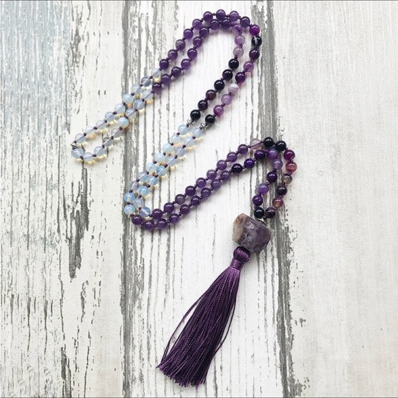 Amethyst Mala - Picture 5 of 5